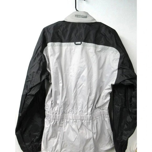 First Gear Womens Riding Jacket Water and Wind Proof Size Medium RN 71136 BL/WT - Picture 2 of 6